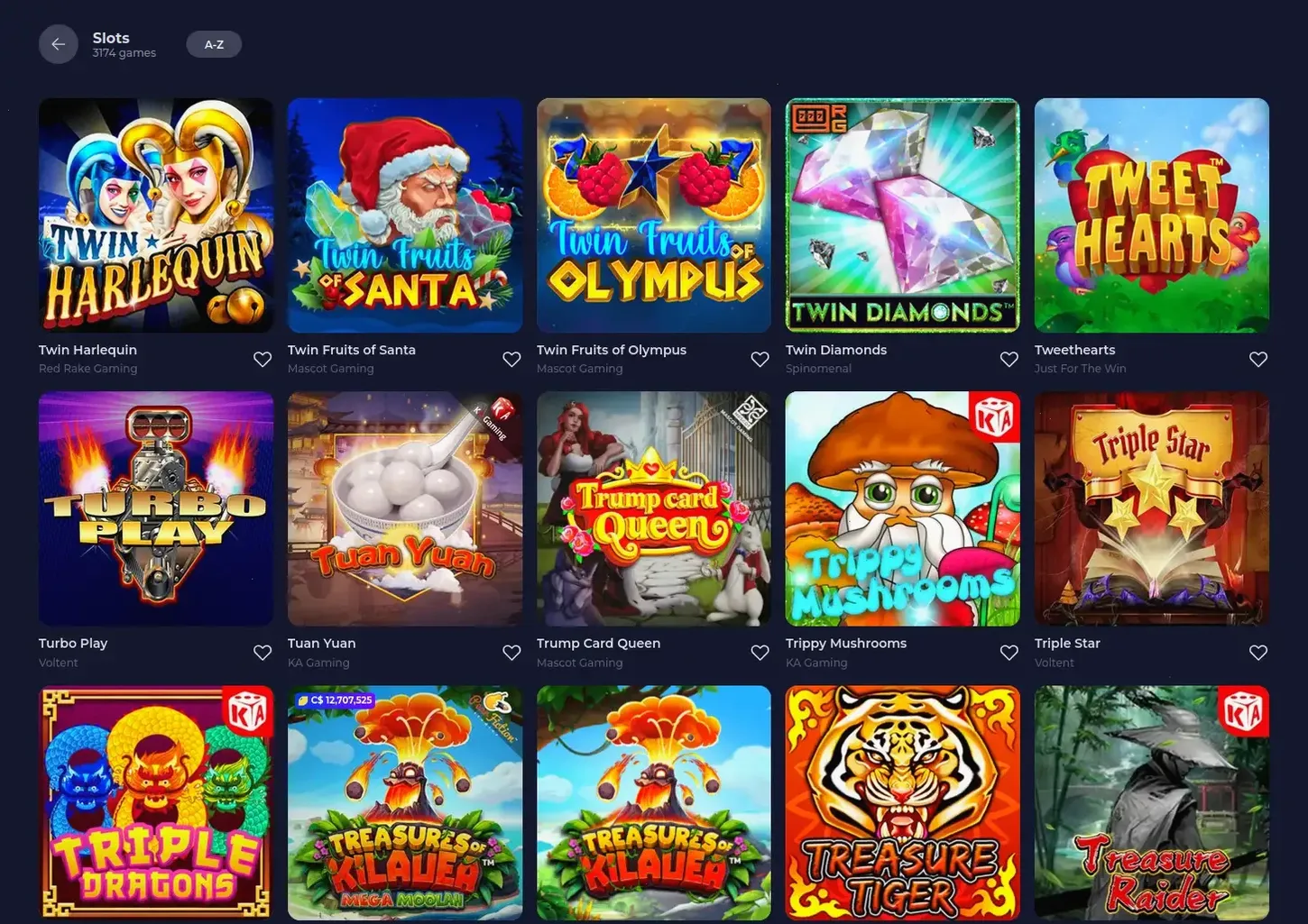 Kingbilly Konto Dashboard Übersicht